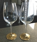 Pair of Eisch Wine Unity Mouth-Blown Sensis Plus 615ml Red Wine Glasses, Crystal Glass