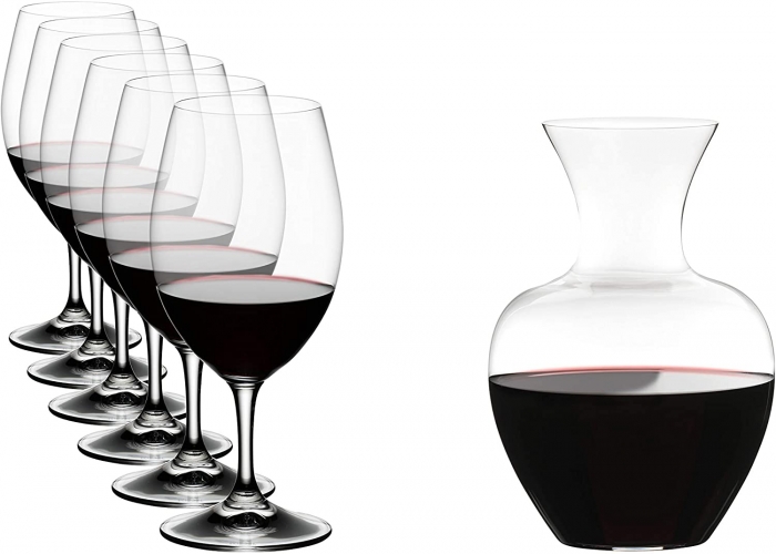 Riedel Ouverture Wine Glass and Decanter Set, 7 Piece, Decanter & Glasses. Was 100, Now 75!!